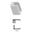 DUMACLIN RANDPROFIEL KLIK GELAKT TAUPE 2.5M