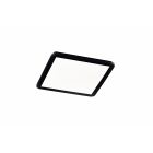 TRIO CAMILLUS PLAFONNIER NOIR INCL 1X SMD 22W CARRÉ 40x40x3 cm