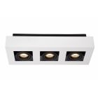 LUCIDE XIRAX - SPOT PLAFOND - GU10 - 3X5W 2200K/3000K - BLANC