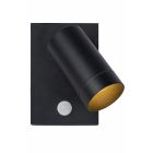 LUCIDE TAYLOR - APPLIQUE MURALE EXT. - 1XGU10 - IP54 - NOIR