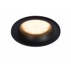 LUCIDE ZIVA - SPOT ENCASTRABLE SALLE DE BAINS - DIA 8,5CM - 1XGU10 - IP44 - NOIR