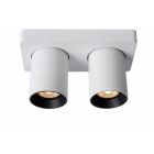 LUCIDE NIGEL - PLAFONDSPOT - LED DIM TO WARM - GU10 - 2X5W 2200K/3000K - WIT