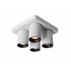 LUCIDE NIGEL - PLAFONDSPOT - LED DIM TO WARM - GU10 - 4X5W 2200K/3000K - WIT