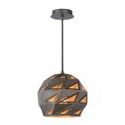 LUCIDE MALUNGA - SUSPENSION - DIA 25CM - 1XE27 - GRIS
