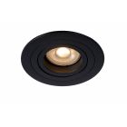 LUCIDE TUBE - SPOT ENCASTRABLE - DIA 9CM - 1XGU10 - NOIR