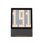 LUCIDE DIGIT - APPLIQUE MURALE EXT. - LED - 1X5W 2700K - IP54 - ANTHRACITE