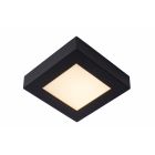 LUCIDE BRICE-LED - PLAFONNIÈRE SALLE DE BAINS - LED DIMMABLE - 1X15W 3000K - IP44 - NOIR
