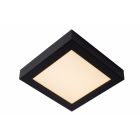 LUCIDE BRICE-LED - PLAFONNIÈRE SALLE DE BAINS - LED DIMMABLE - 1X20W 3000K - IP44 - NOIR