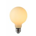 LUCIDE G80 - AMPOULE FILAMENT - DIA 8CM - LED DIMMABLE - E27 - 1X5W 2700K - OPAL