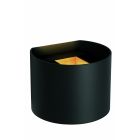LUCIDE AXI - WANDSPOT BADKAMER - LED - 1X6W 2700K - IP54 - ZWART