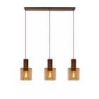 LUCIDE TOLEDO - SUSPENSION - DIA 20CM - 3XE27 - AMBRE