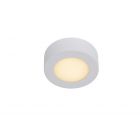 LUCIDE BRICE-LED PLAFONDLAMP BADKAMER DIMBAAR DIA 11,7CM WIT