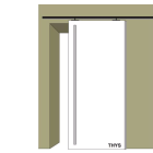 THYS SLIDING DOOR CLASSIC RAIL 200CM