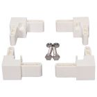 CANDO ANGLES POUR CADRE MOUSTIQUAIRE BLANC