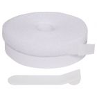 CANDO VELCRO 15MMX400CM BLANC