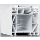 MEETH PROFIL D'EXTENSION PVC BLANC 60X70X2200 V18