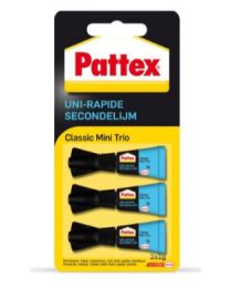 PATTEX COLLE UNI-RAPIDE CLASSIC MINI TRIO 3X1GR