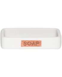 SEALSKIN PIERRA ZEEPSCHAAL VRIJSTAAND WIT