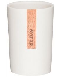 SEALSKIN PIERRA TANDENBORSTELBEKER VRIJSTAAND WIT