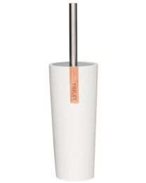 SEALSKIN PIERRA TOILETBORSTEL MET HOUDER VRIJSTAAND WIT