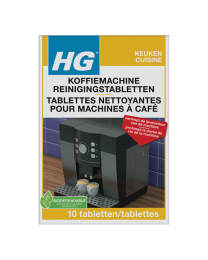 HG UNIV. TABLETTES DE NETTOYAGE MACHINE À CAFÉ 10PCS