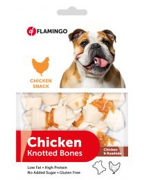 FLAMINGO CHICK'N SNACK KNOTTED BONE 85GR.