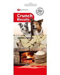 FLAMINGO KOEKJES CRUNCH DIERENFIGUREN 500GR