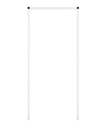 CANDO CADRE D'ENCATREMENT POUR PORTE MOUSTIQUAIRE 108X239CM BLANC
