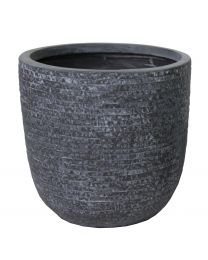 BLOEMPOT UTAH EGG POT GRAPHITE D25H25