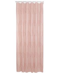 SEALSKIN BRAVE RIDEAU DE DOUCHE 180X200 CM PEVA ROSE FONCÉ / BLANC