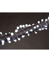 VELLIGHT BOLLETJES KERSTVERLICHTING - AURA LED 6M 90 WITTE BOLLETJES TRANSP 24V