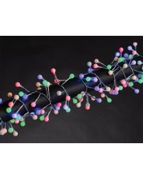 VELLIGHT BOLLETJES KERSTVERLICHTING - AUVA LED 3M 176 MULTICOLOR BOLLETJES TRANSP 24V