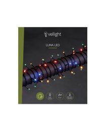 VELLIGHT KERSTVERLICHTING - LUNA LED 12M 160 GEKLEURDE LAMPJES 24V