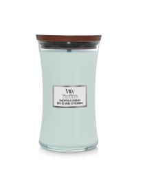 WOODWICK GEURKAARS SAGEWOOD SEAGRASS LARGE CANDLE