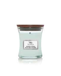 WOODWICK GEURKAARS SAGEWOOD SEAGRASS MINI CANDLE