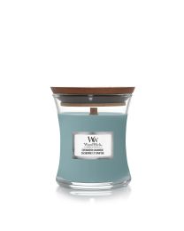 WOODWICK GEURKAARS EVERGREEN CASHMERE MINI CANDLE