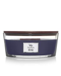 WOODWICK GEURKAARS HINOKI DAHLIA ELLIPSE CANDLE