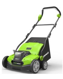 GREENWORKS 40V 2 IN 1 VERTICUTEERMACHINE 38CM