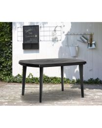 KETER ELISE TABLE GRAPHITE 137X90X73