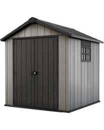 KETER OAKLAND 757 ABRI DE JARDIN GRIS/BRUN 229X224X242CM