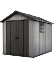 KETER OAKLAND 759 ABRI DE JARDIN GRIS/BRUN 229X287X242CM