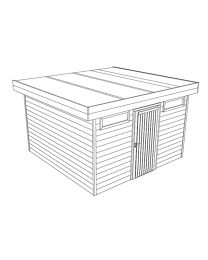 CARTRI TUINHUIS MODERN 330X330CM