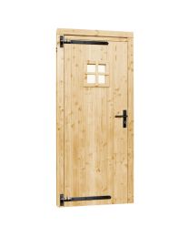 VUREN ENKELE 1-RUITS DEUR LINKSDR 90X201CM INCL KOZIJN