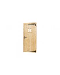 VUREN ENKELE 1-RUITS DEUR RECHTSDR 90X201CM INCL KOZIJN