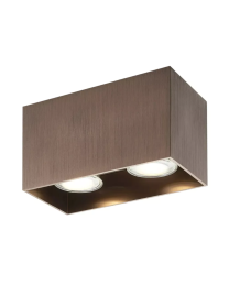 FANTASIA BABAR PLAFONDLICHT BRONS VIERKANT 2XGU10 MAX 50W