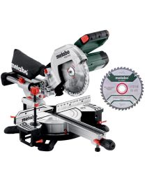 METABO AFKORTZAAG KGS216M + EXTRA ZAAGBLAD
