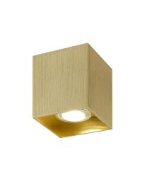 FANTASIA BABAR PLAFONDLICHT GOUD VIERKANT 1XGU10 MAX 50W