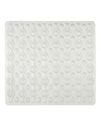 WENKO ROCHA TAPIS DE DOUCHE ANTIDERAPANT BLANC 54X52CM