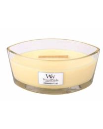 WOODWICK GEURKAARS LEMONGRASS & LILY ELLIPSE CANDLE