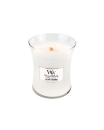 WOODWICK BOUGIE PARFUMEE ISLAND COCONUT MEDIUM CANDLE